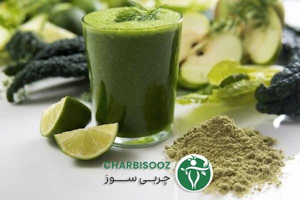 اسموتی جلبک اسپیرولینا برای تغذیه سالم-چربی سوز